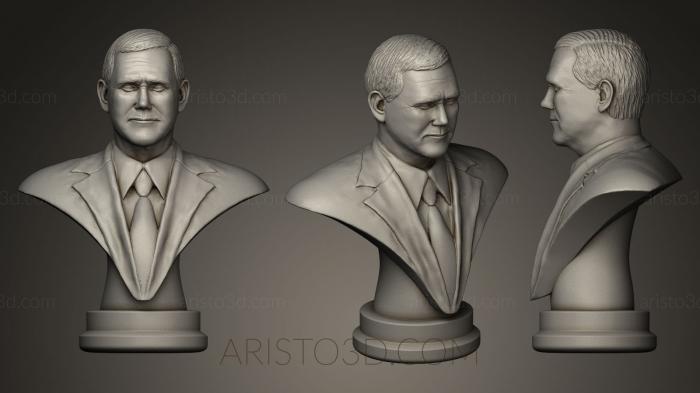 Busts and bas-reliefs of famous people (BUSTC_0707) 3D model for CNC machine